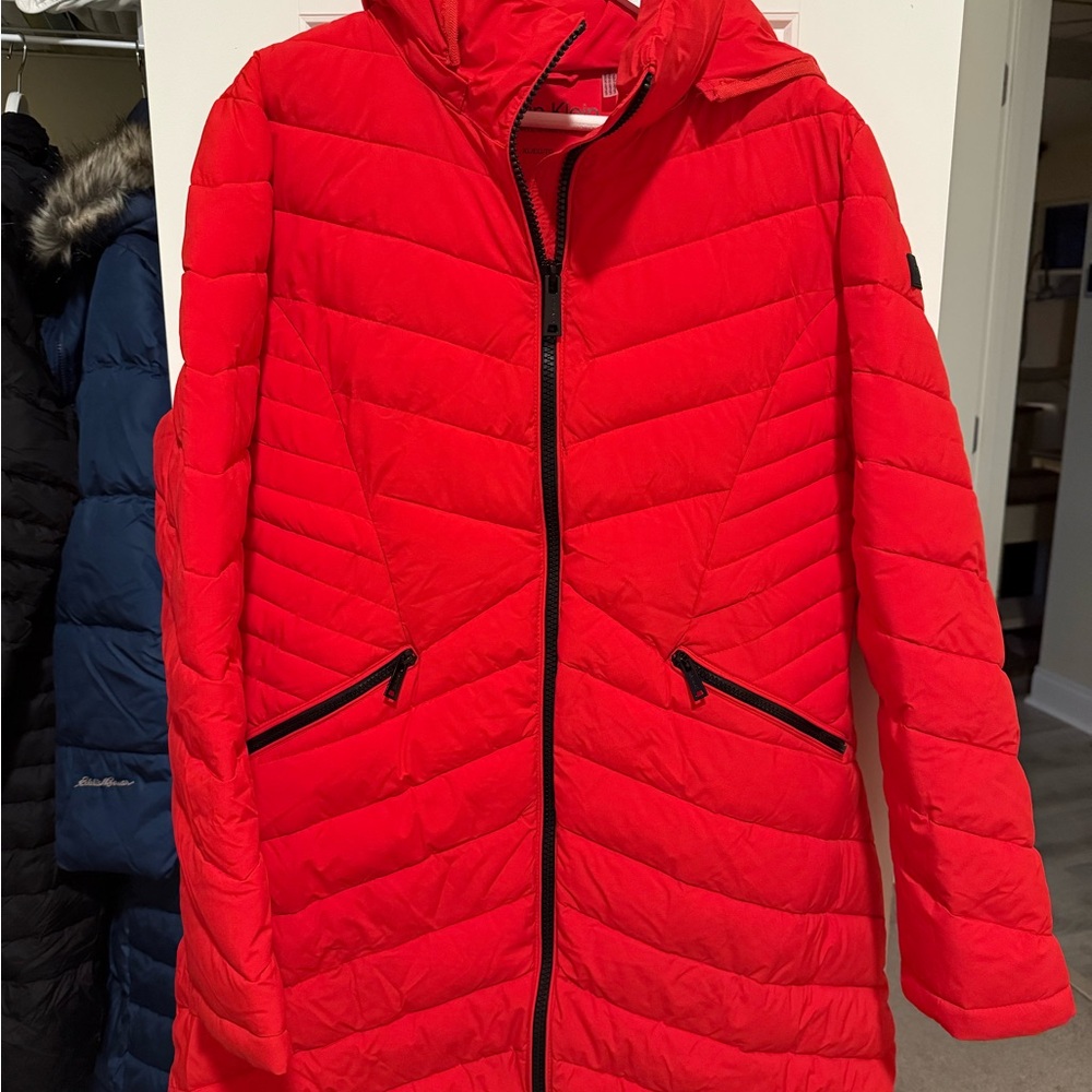Calvin Klein - Women's Red Quilted Jacket